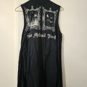 Satyricon Drape Hooded Vest